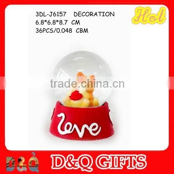 Acylic Liquid Snow Globe 3D Poly Liquid Snow Globe photo-2