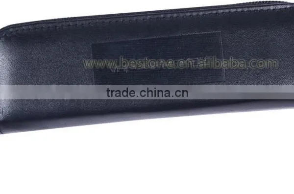 Custom Leather Pen Bag Case With Zipper photo-6