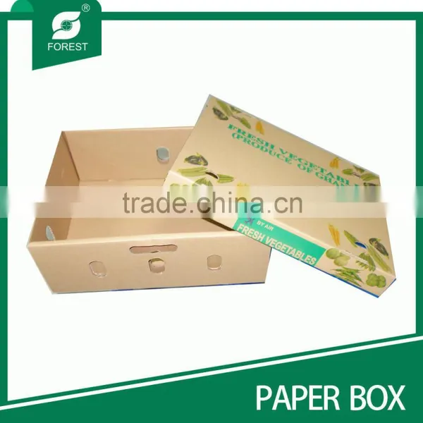 GIFT OR STORGE BOX WITH COVER TO PACK FRESH VEGETABLES photo-2