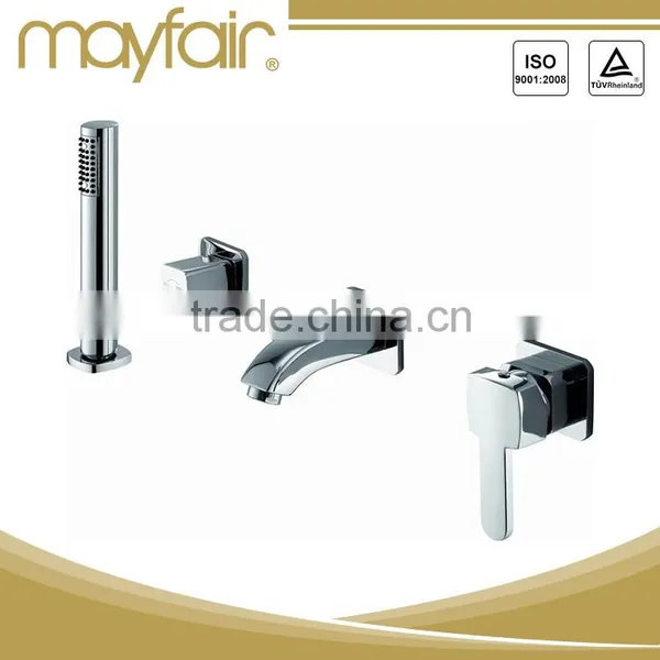 Energy Saving Wall Mounted Brass Polished Bath Shower Faucet Water Tap