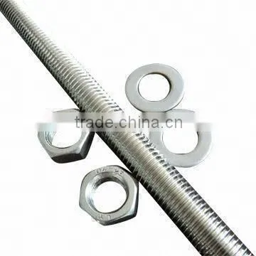 DIN975 Thread Rod With DIN934 Hex Nut Zinc Plated photo-2