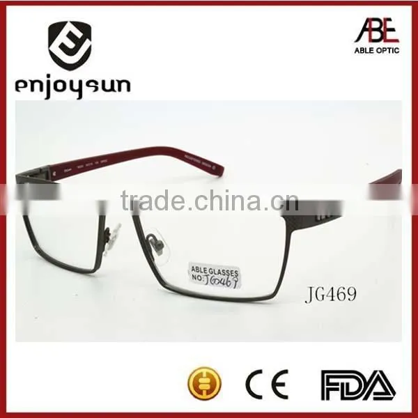 Top Quality Custom Logo Man Metal Optical Eyewear Spectacles