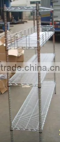 Galvanized Display Wire Shelving With CE