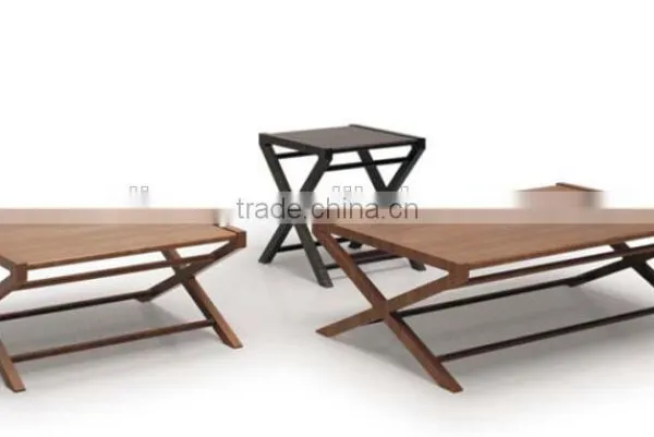Modern Wood Coffee Table (T-86C+B+D) photo-4