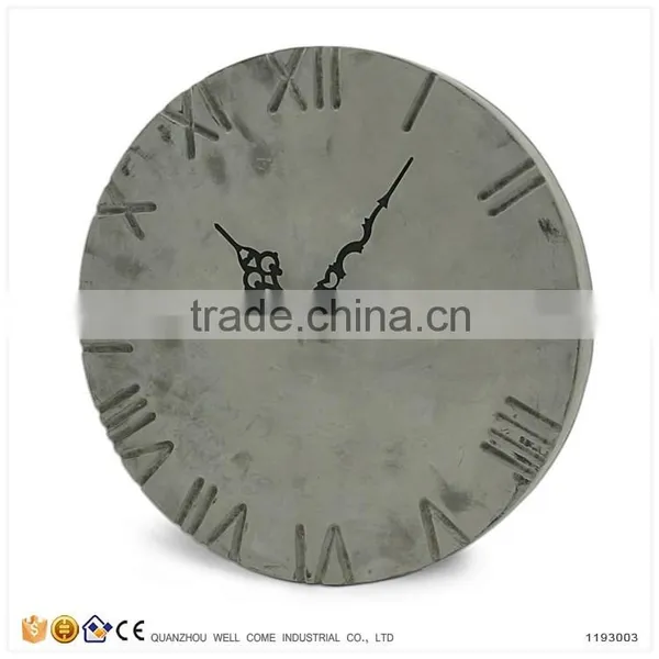 Cement Modern Wall Clocks Wholesale for Outdoor Decoration photo-4