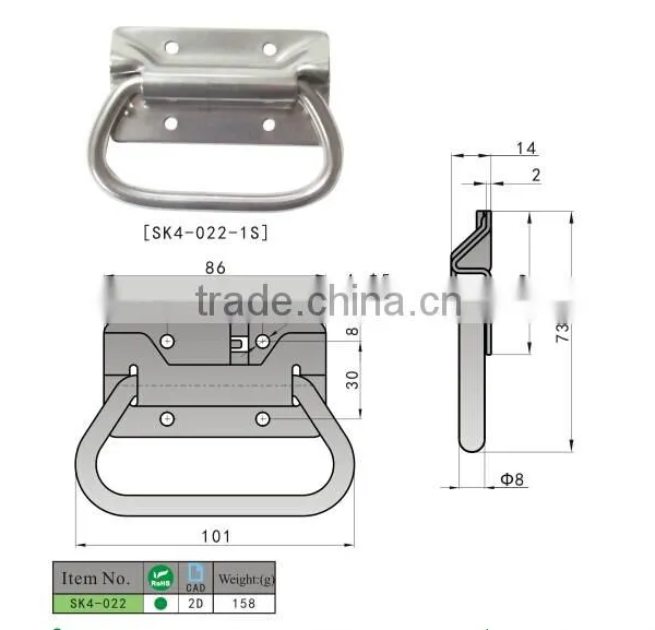 Wholeselling SK4-022-1S Stainless Steel Folding Handle photo-3