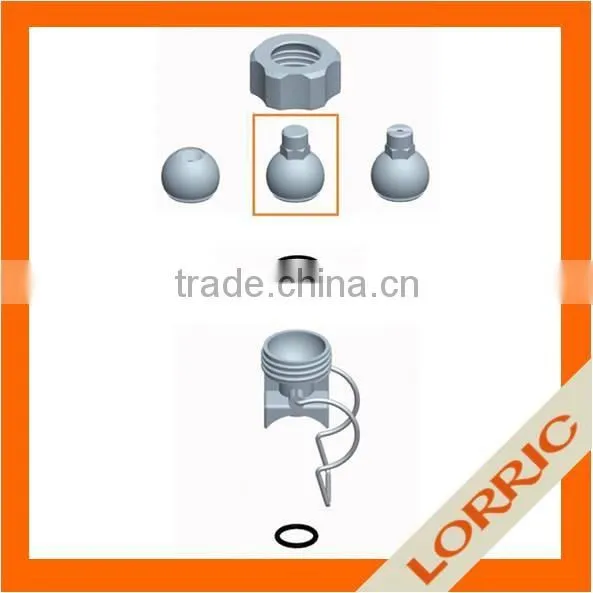 For Coating Machine - Plastic Blind Hole Spray Stop Nozzle With Pipe Clamp photo-4