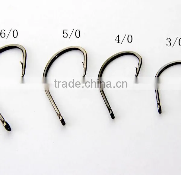 Sport Circle Hook High Carbon Steel 6/0 500pcs/bag photo-3