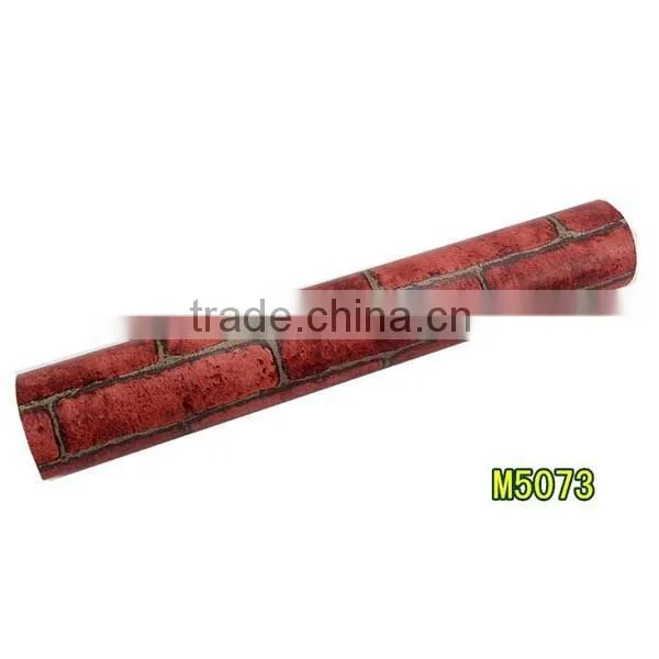Simple China Wind Brick Type Self-adhesive Wallpaper Price photo-4