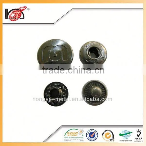 Colored Westen Embossed Custom Metal Snap Button Machine