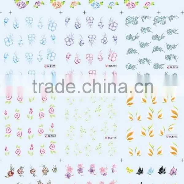 Most Popular Cheap Water Transfer Printing BLE Nail Sticker for Sale 2015 photo-3