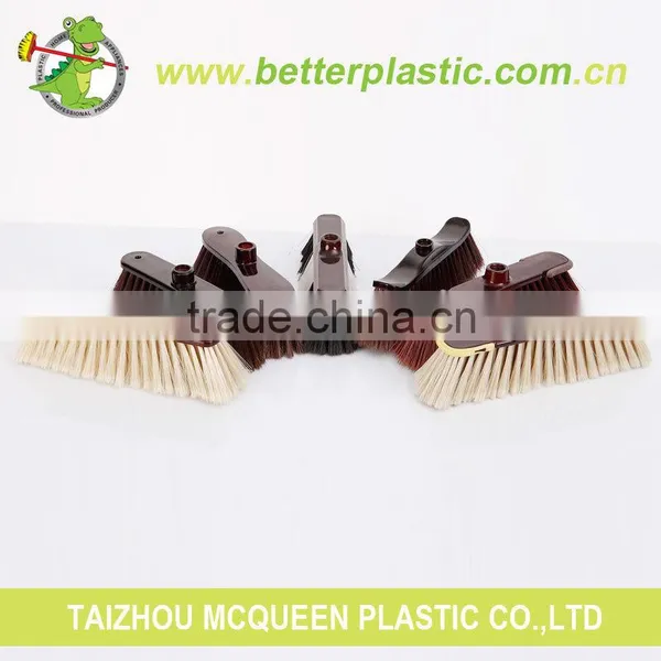 Factory Price Printing Broom Head Better Quality Warm Hold Red Cleaning Brush Plastic Soft Broom photo-5