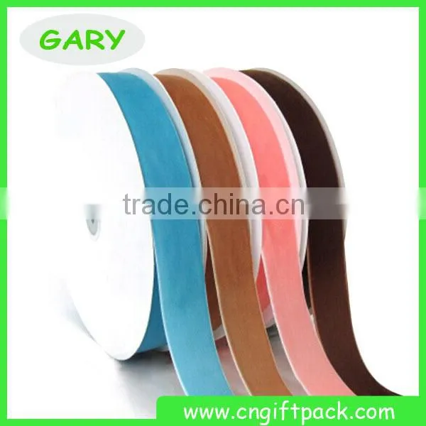 Purple Double Side Velvet Gift Decoration Ribbon 3/8" photo-6