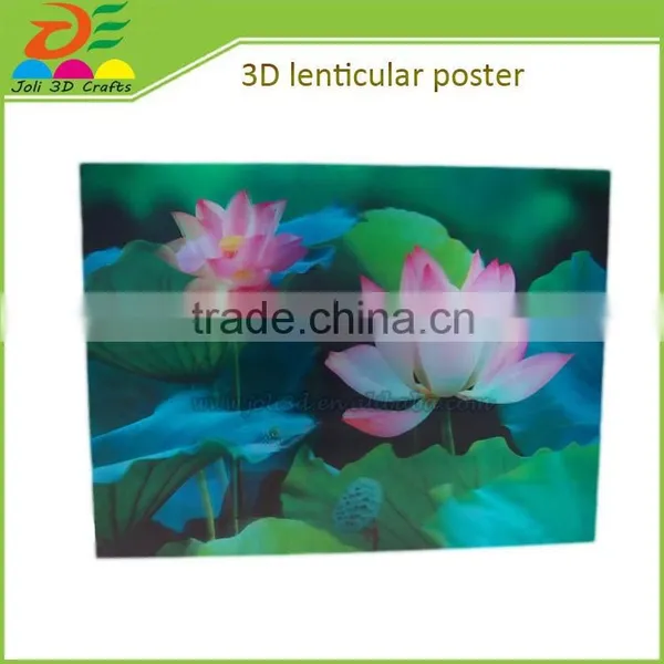 Customer Artwork Plastic 3d Wall Poster