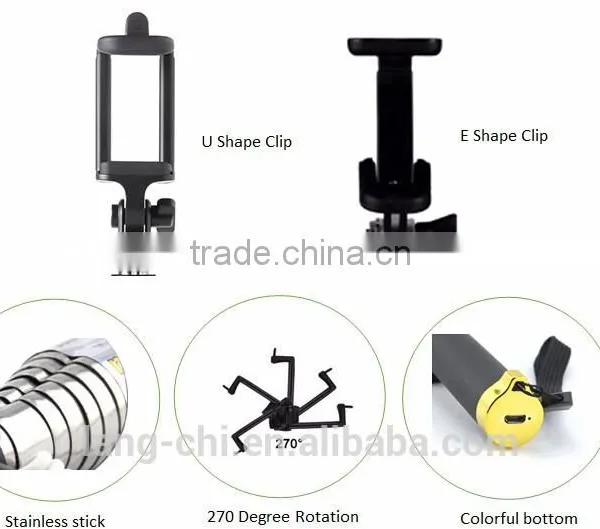 2015 Fashion Selfie Stick With Bluetooth photo-5