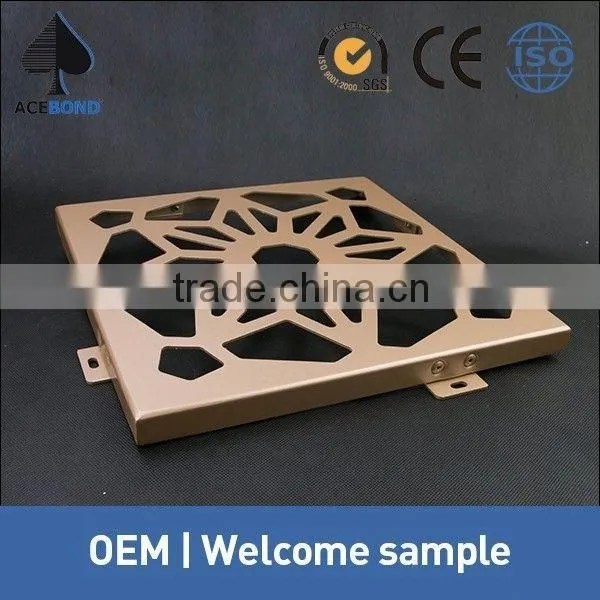 High Quality Lightweight Wall Panel With Decorative Pattern Aluminum Sheet photo-2