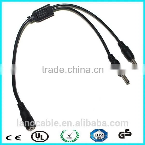 5.5x2.1mm 1 Female to 2 Male DC Power Splitter Cable For Strip photo-4
