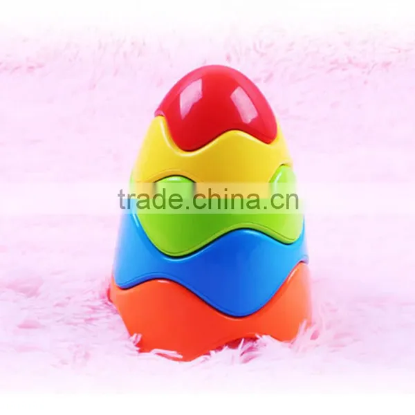 Early Teaching Toys Intelligent Baby Plastic Stacking Toys photo-4