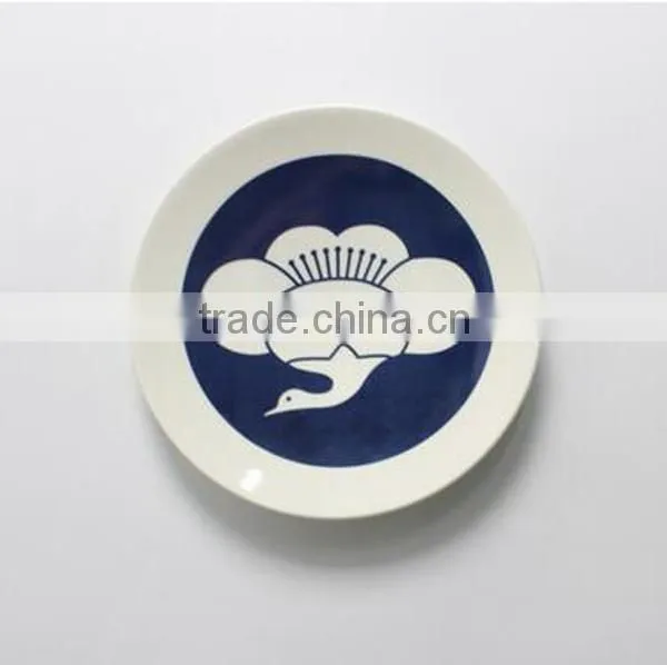 Japanese Style Tableware Underglaze 8 Inches Porcelain Dinner Plate photo-6