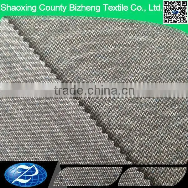 Gray Yarn Dyed Circular African Print Cotton Warp Knit Fabric