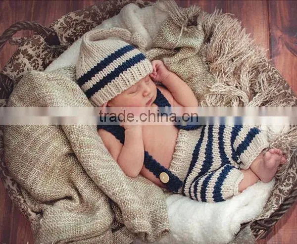 Toddler 1-6 Years Lovely Gray One Hundred Days Props Photography Baby Crochet Cap Quality Choice photo-4