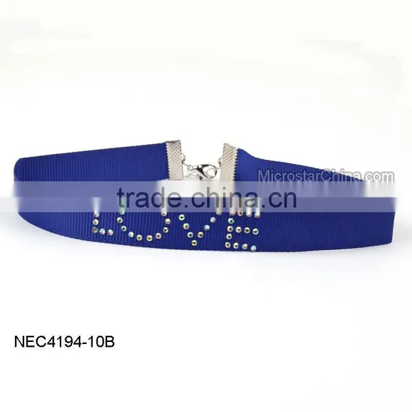 2016 Hotsale Adjustable Ribbon Necklace Wholesale photo-2