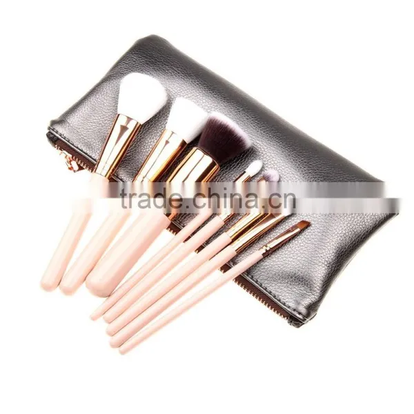 Cheap 8pcs New Products Wholesale Chinese Pink Makeup Brush Set Quality Choice photo-6