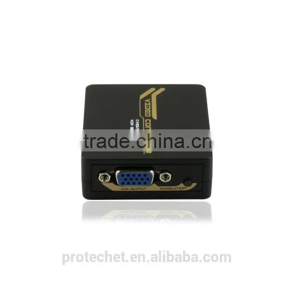 CVBS to VGA Converter Box S-video to VGA Converter