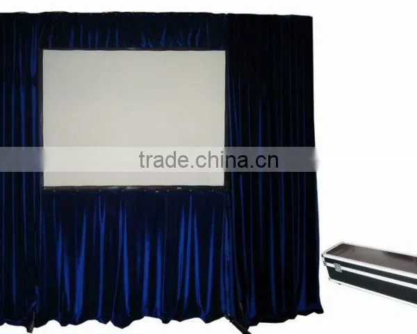 Portable Quick Fold Projection Screen With Valance for Outdoor photo-2