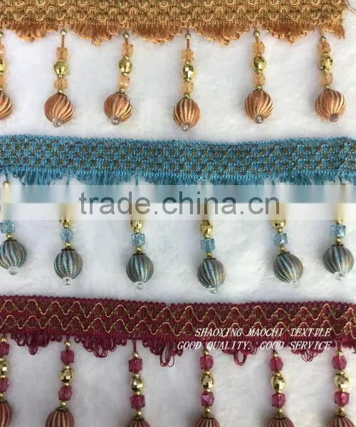 Wholesale Curtain Tassel Fringes for Home Textile Accessory photo-2