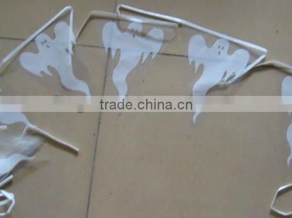 Ghost PE bunting/string banner/ String flag