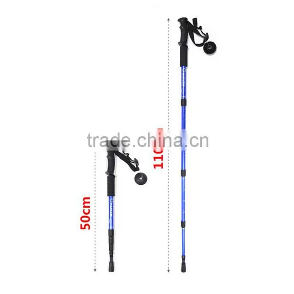 Super Light Folded Alpenstock/Outdoor Climbing Walking Stick photo-2