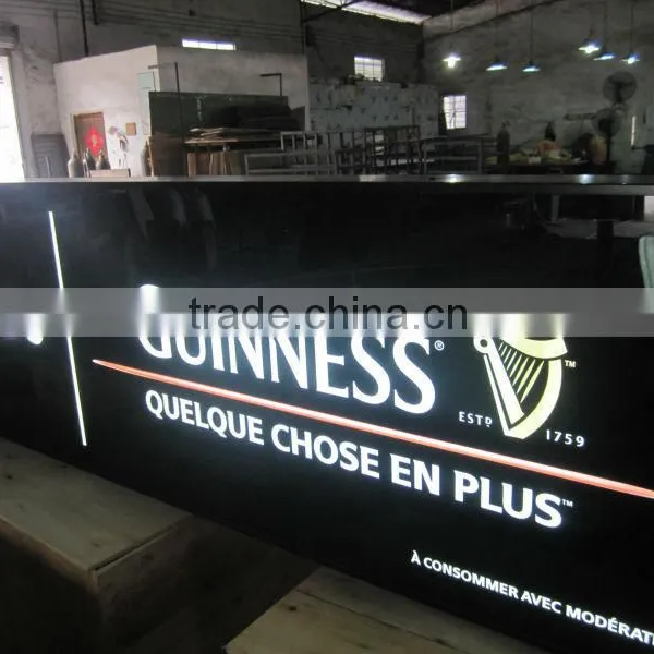 Silk Screen Printing Light Box, External Sucking Sign Box ,3D Acrylic Moulding Signage,acrylic Billboard Outdoor photo-4
