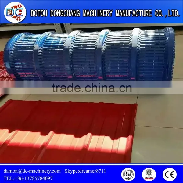 Full Autotmatic Hydraulic Arch Curving Roof Sheet Roll Forming Machine photo-2