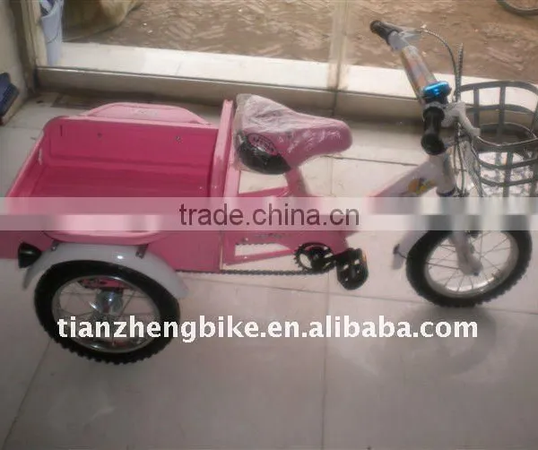 Red tricycles children with beautiful design/kids tricycle with carrier