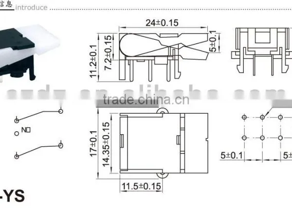 HOOK SWITCH/0.2A 60V(SX-S2-WS) photo-2