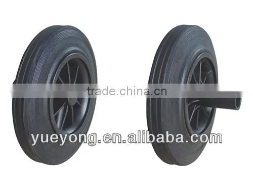 8"solid Rubber Powder Wheel/dustbin Wheel