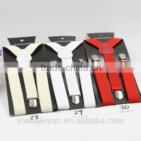 Wholesale Children Braces Boys Y-back Adjustable Suspender Girls Clip-on Kids Suspender Boys Belts Straps 40 Colors 2.5X85CM photo-3
