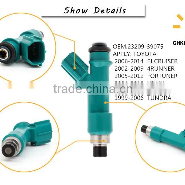 High Qualtiy Fuel Injector in Stock for Toyota Hilux Year 2004-2013 OEM 23209-39075 photo-6
