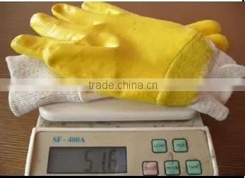 100% Cotton Interlock Glove,fully Nitrile Coated,knit Wrist photo-2