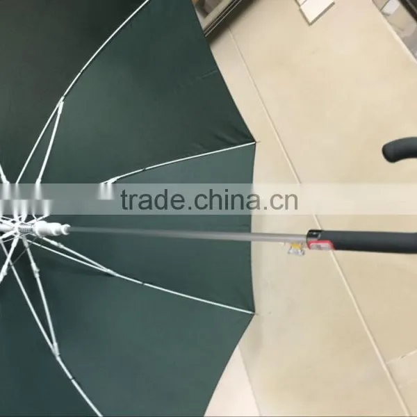 2016 25inch 14mm Luxury Auto Fiberglass And Gold Aluminum Frame Double Layers High Quality Straight Umbrella photo-6