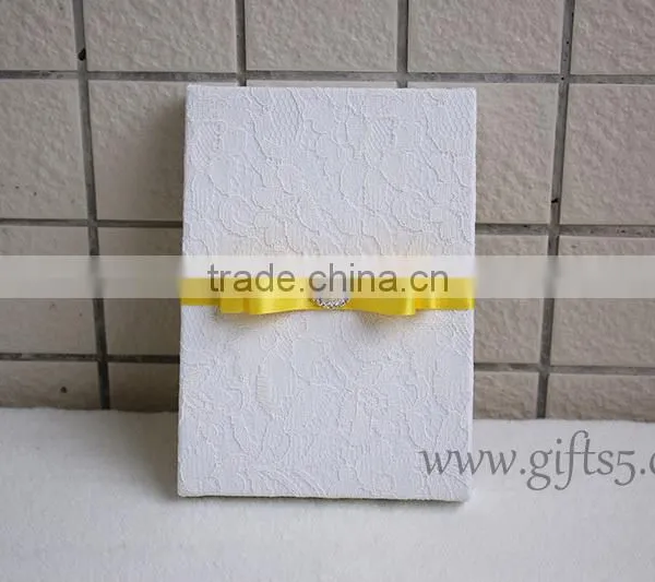 Elegant Wedding Invitations Silk Boxes Wholesale photo-2
