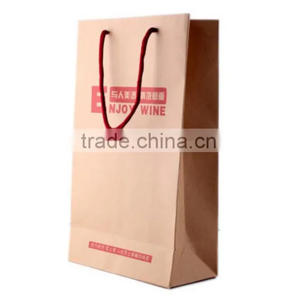 High Quality Kraft Paper Wholesale Reusable Shopping Bags photo-3