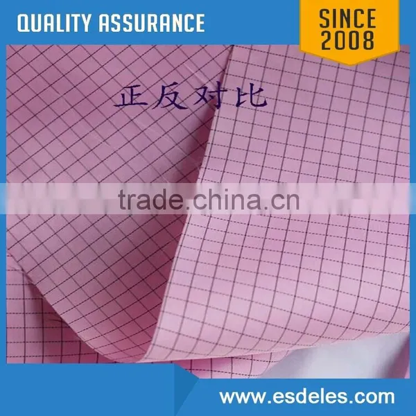 Cleanroom Class 1000 ESD Polyester Antistatic Fabric With Conductive Carbon photo-6
