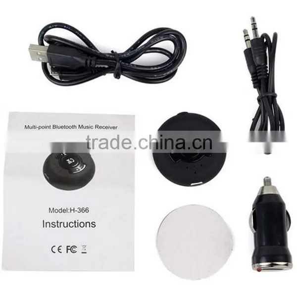 Factory Supply, Car Audio Bluetooth Wireless Music Receiver With MIC Aux Stereo Hands-free Adapter for Cars for Cellphones photo-6