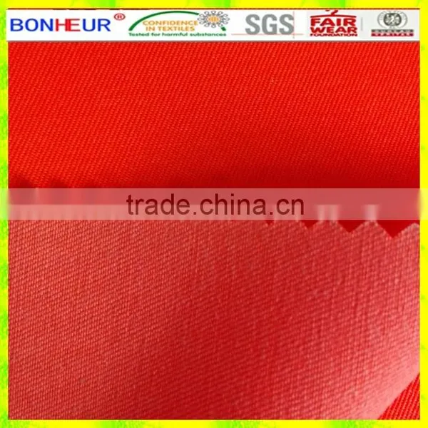 Retro Woven Poly Cot Textile /giallo Fluorescente Tessuto photo-2