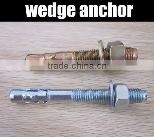 China Supplier,anchor Manufacturing, Low Price Zinc Plated High Quality Wedge Anchor