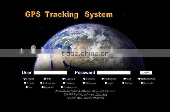 real time tracker system/ GSM GPS tracking software platform with open source code