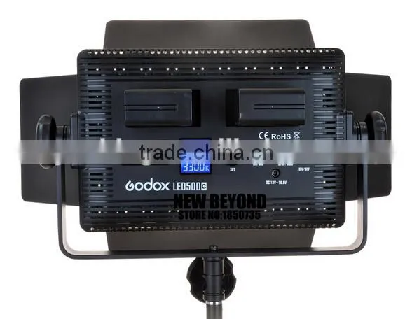 Full Function Godox 500C LED 3300K-5600K Studio Video Shooting Led Light + Remote For Camera Camcorder photo-5