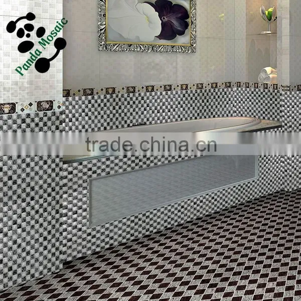 SMS10 Low Price Factory Supply Mosaic And Black Split Face Mosaic Stone Mosaic Tile photo-2